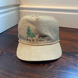 B & W Timber Co. Vintage Rope Hat